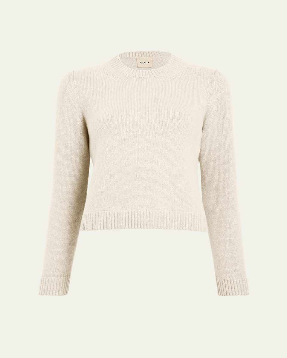 Leta Cashmere Crewneck Sweater